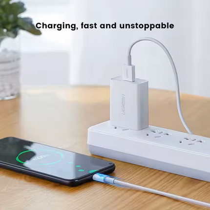 Cable carga rápida USB-A a USB-C 3A UGREEN Blanco