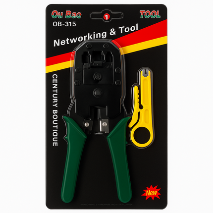 Kit Crimpeadora Ponchador RJ11/RJ12/RJ45 y