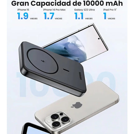 Power Bank Magnetico Tipo C Ugreen 10000 Mah 20w Magsafe