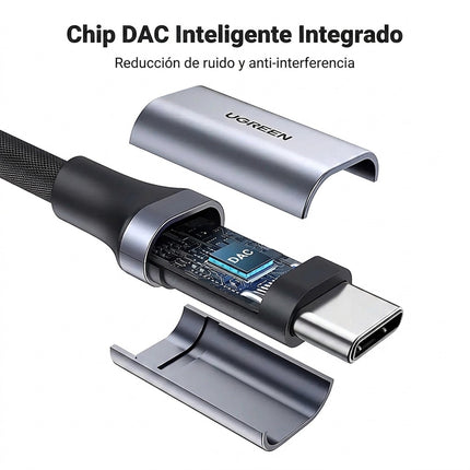 Adaptador de Audio USB-C a 3.5mm Ugreen