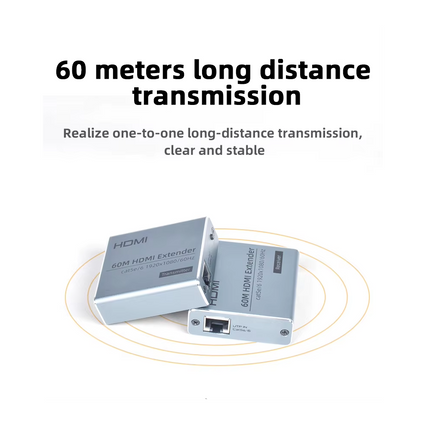 Extensor HDMI hasta 60 Metros UTP RJ45 Full HD 1080
