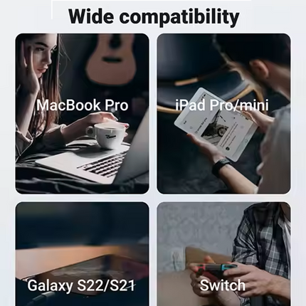Cable Carga Rápida USB-C a USB-C, 100W UGREEN para iPhone 15