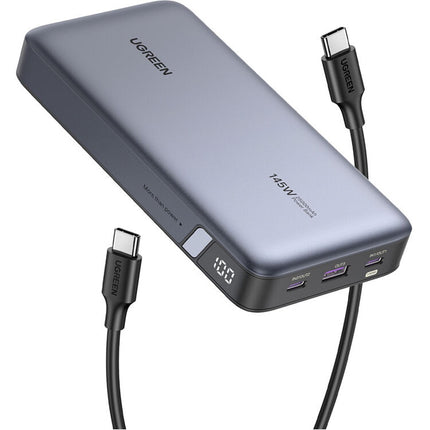 Batería Portátil 145W 25000mAh Carga Rápida, Ugreen, 3 Puertos