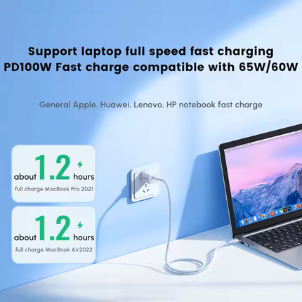Cable Carga rápido USB-C a USB-C 3.0 5A PD100W Ugreen