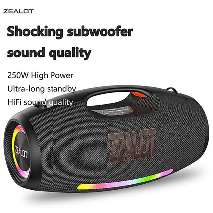 Parlante Inalámbrico ZEALOT S89 250W, 48000mAh, IPX6