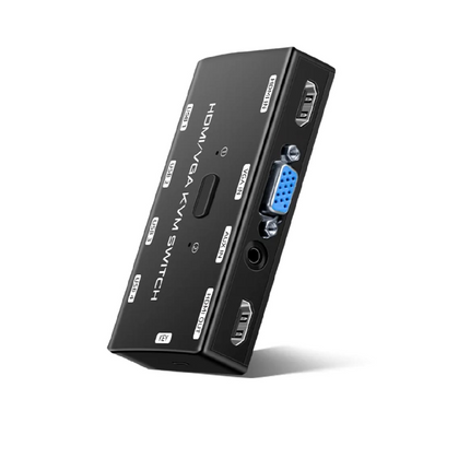 Switch 2 puerto HDMI, 1 VGA KVM, HD 1920*1080p Para 2PC