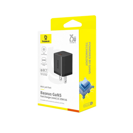 Cargador Rápido Tipo C, Baseus, 25W