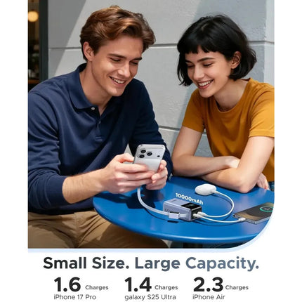 Batería Portátil 55W C/Cable USB-C 10000mAh Ugreen