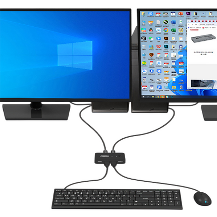 Switch USB2.0 2 Entradas 2 Salidas 2PC 1 teclado y Mouse