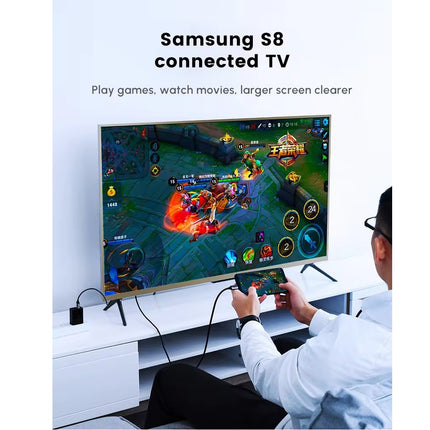 Cable USB-C a HDMI y USB-A UGREEN, 1.5 metros