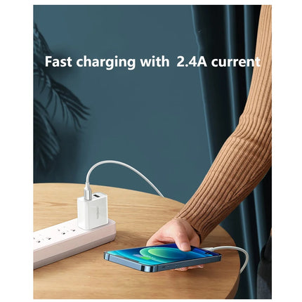 Cable UGREEN USB a Lightning, Para Iphone, Carga rapida 5A
