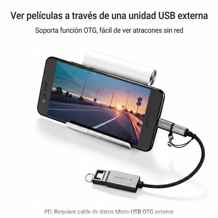 Adaptador Micro a Usb-C Ugreen 60W, Transferencia 5Gbps