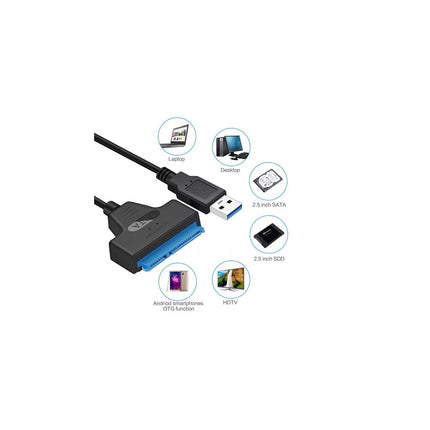 Cable Adaptador Usb 3.0 A Sata P/ Disco Hdd Y Ssd De 2.5