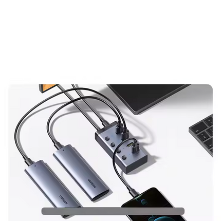 HUB UGREEN USB 3.0 de 4 puertos Velocidad 5Gbps