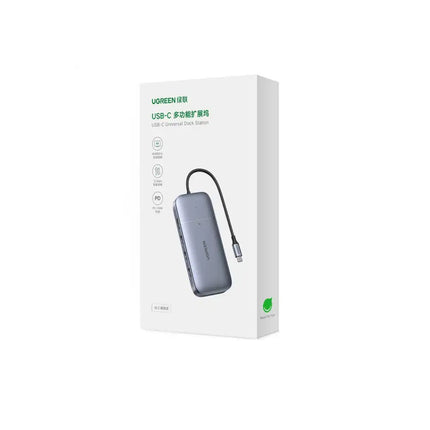 Adaptador UGREEN HUB, 6 en 1, USB-C A USB 3.0, M.2 SSD, HDMI 4K@60Hz, USB C