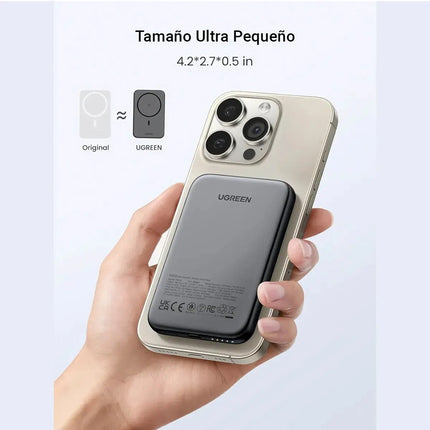 Power Bank Magnetico Tipo C Ugreen 10000 Mah 20w Magsafe