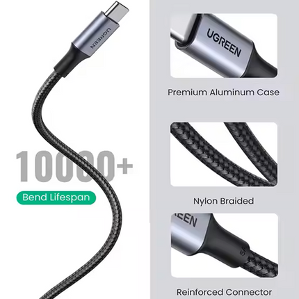 Cable Carga Rápida USB-C a USB-C, 100W UGREEN para iPhone 15