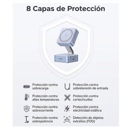 Cargador Inalámbrico Magnético 2 en 1 25W Ugreen