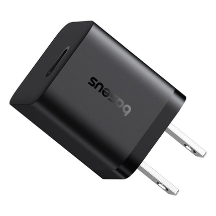 Cargador Rápido Tipo C y Cable Nailon Tipo C 1 Metro, Baseus, 25W