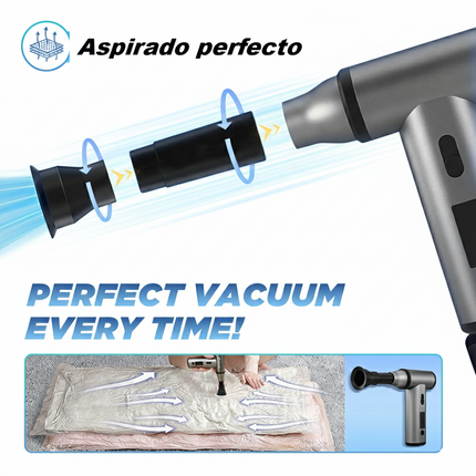 Pistola de Aire Comprimido Aspira y Sopla Velocidad 110000 RPM