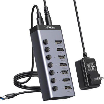 Adaptador HUB 7 puertos en 1 UGREEN, USB 3.0