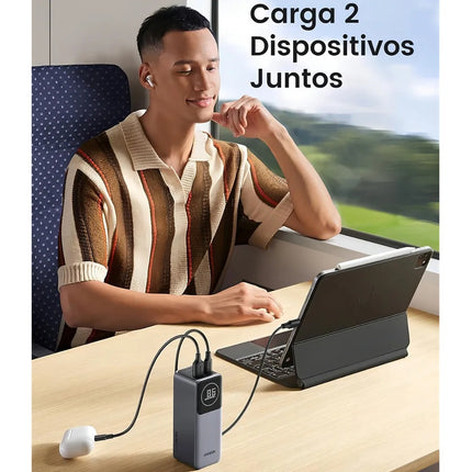 Batería Portátil 100W Carga Rápida UGREEN USB-C USB-A 12000mAh