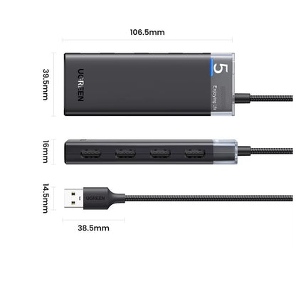 Hub USB 3.2 UGREEN, 4 puertos, 5Gbps