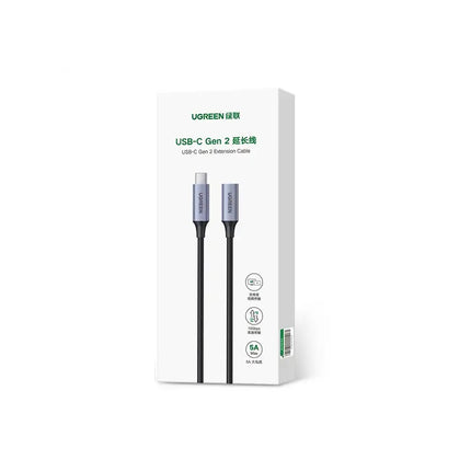 Cable de extensión UGREEN USB C, USB 3.1 Gen 2, 1M, Macho a Hembra