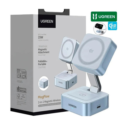 Cargador Inalámbrico Magnético 2 en 1 25W Ugreen