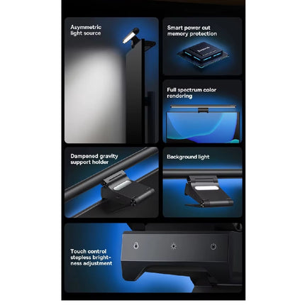 Lámpara Para Monitor Magnético, Baseus i-work3