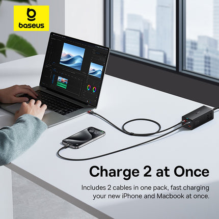 Cable Carga Rápida USB-C a USB-C, 100W, 2 metros C/U