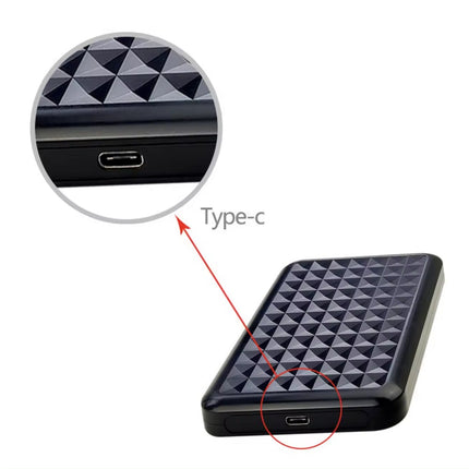Carcasa Sata para SSD y HDD de 2.5", USB 3.1, Tipo-C, U25Q10031-T