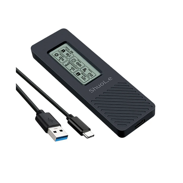 Carcasa para SSD M.2 NGFF Y NVMe, Externo, USB 3.1, Tipo-C