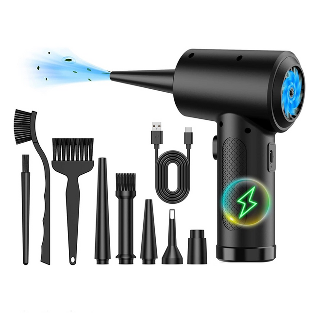 Pistola de aire comprimido inalambrico para PC, teclado, laptop 51000 mAh