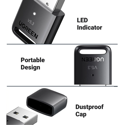 Adaptador Mini Bluetooth 5.3 UGREEN