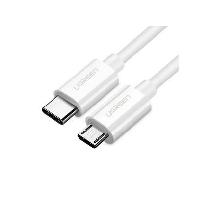Cable UGREEN USB-C a Micro USB, 1.5 Metros, Carga Rapida 2A