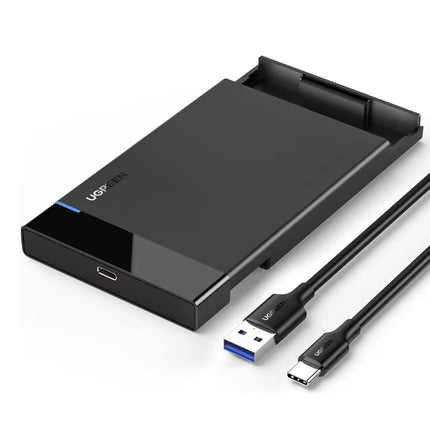 Case para SSD y HDD externo 2.5", UGREEN, USB C 3,1 Gen 2 con UASP