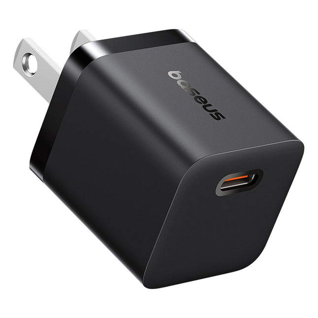 Cargador Rápido Tipo C y Cable Nailon Tipo C 1 Metro, Baseus, 25W