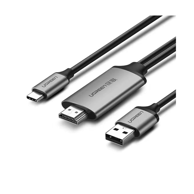 Cable USB-C a HDMI y USB-A UGREEN, 1.5 metros