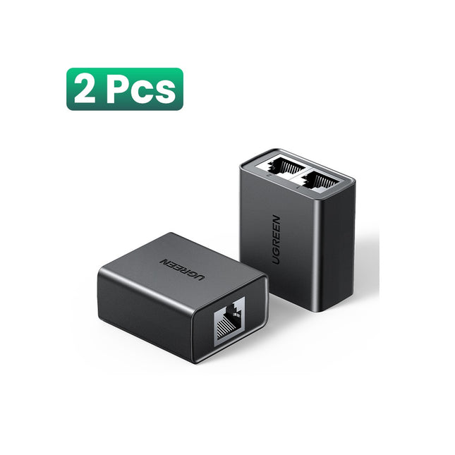 Adaptador-Divisor RJ45 de 1 a 2, Acoplador de Conector para PC, Laptop, enrutador de TV