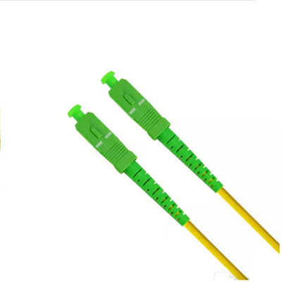 Patch Cord de Fibra SC/APC-SC/APC 3mm PVC G652D 2m Pack 5