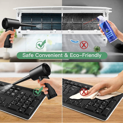 Pistola de aire comprimido inalambrico para PC, teclado, laptop 51000 mAh